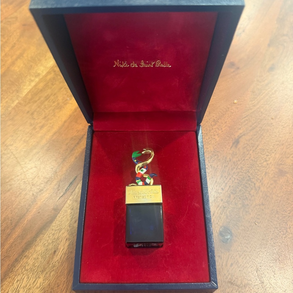 Nicki de Saint Phalle First Edition Enamel Snake Perfume Bottle (Empty) - Picture 3 of 13
